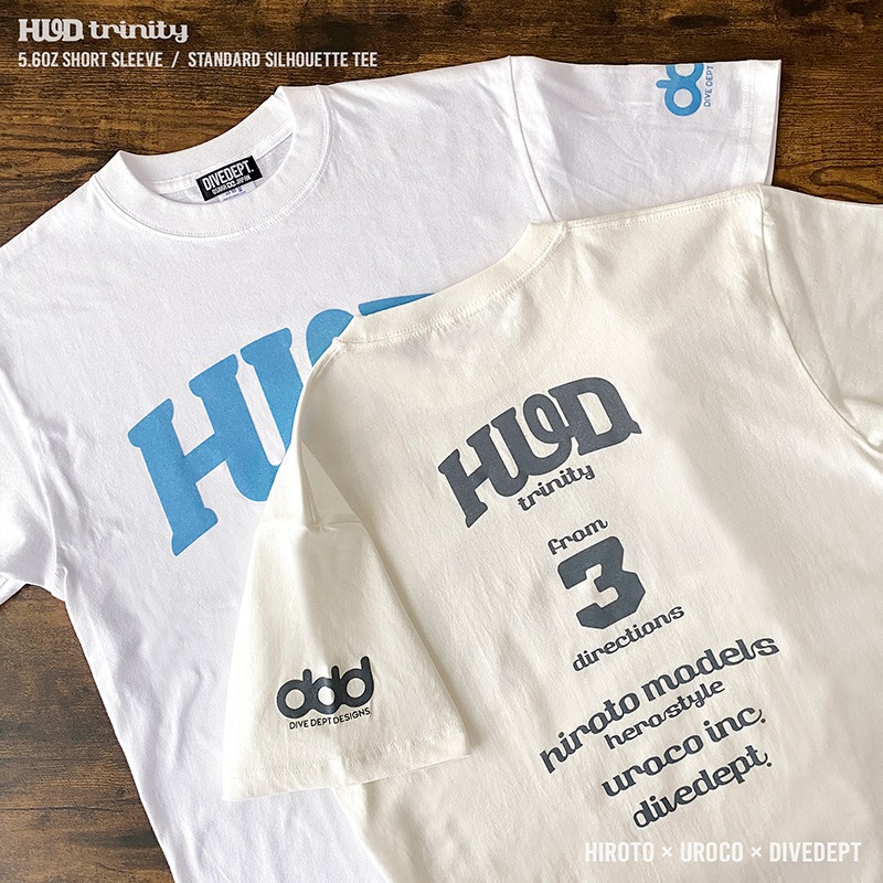 HUD TRINITY FLOCKY PRESS SHORT TEE HFSS-0058