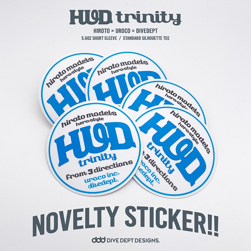 HUD TRINITY FLOCKY PRESS SHORT TEE HFSS-0058