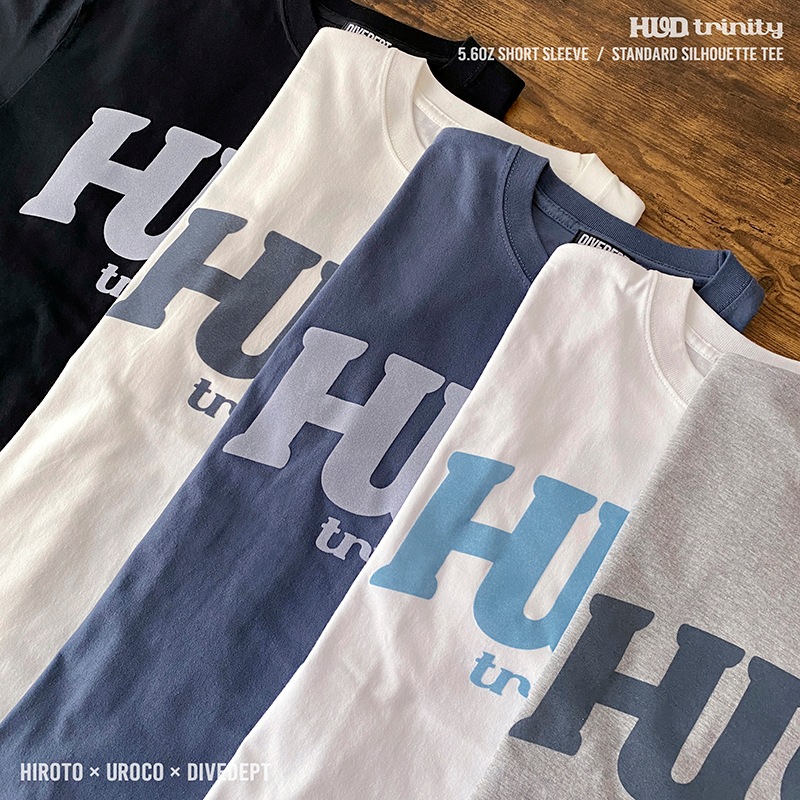 HUD TRINITY FLOCKY PRESS SHORT TEE HFSS-0058