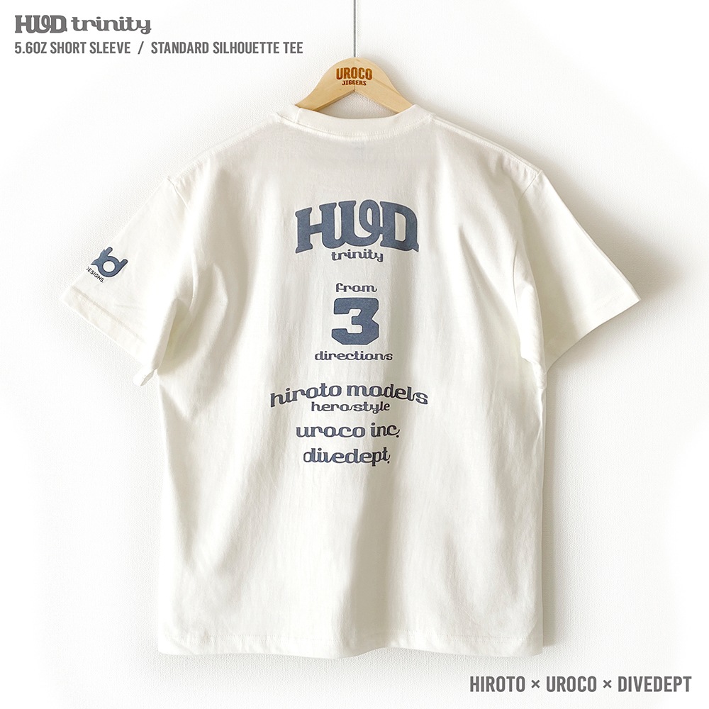 HUD TRINITY FLOCKY PRESS SHORT TEE HFSS-0058