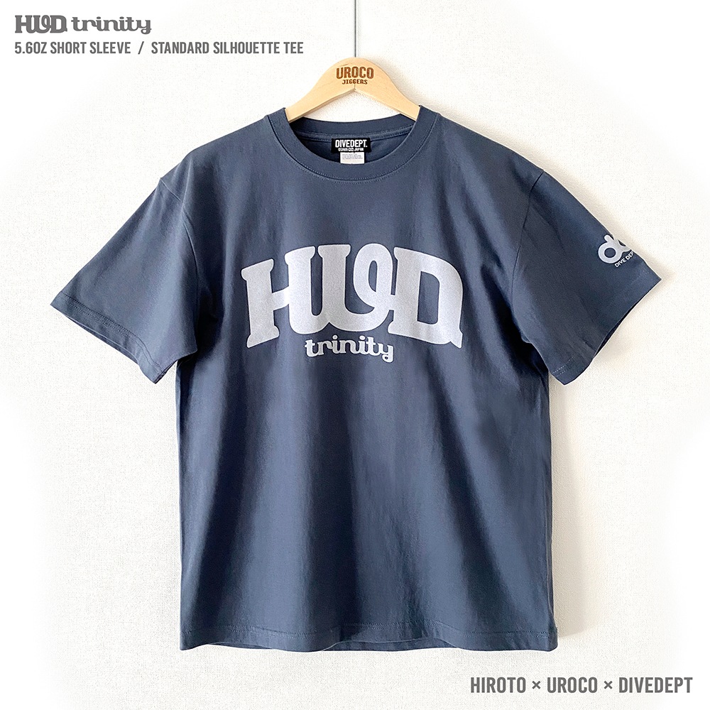 HUD TRINITY FLOCKY PRESS SHORT TEE HFSS-0058