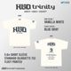 HUD TRINITY FLOCKY PRESS SHORT TEE HFSS-0058