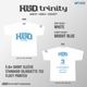 HUD TRINITY FLOCKY PRESS SHORT TEE HFSS-0058