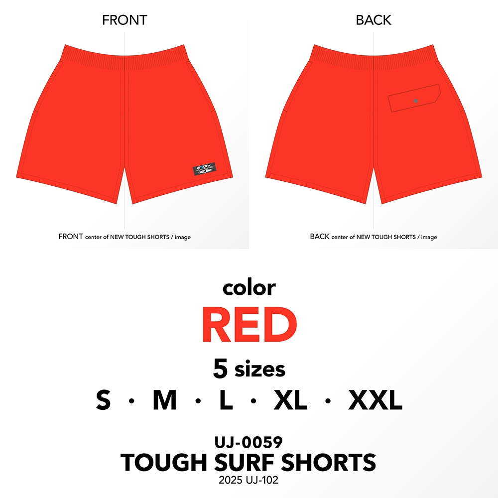 UROCO TOUGH SURF SHORTS UJ-0059