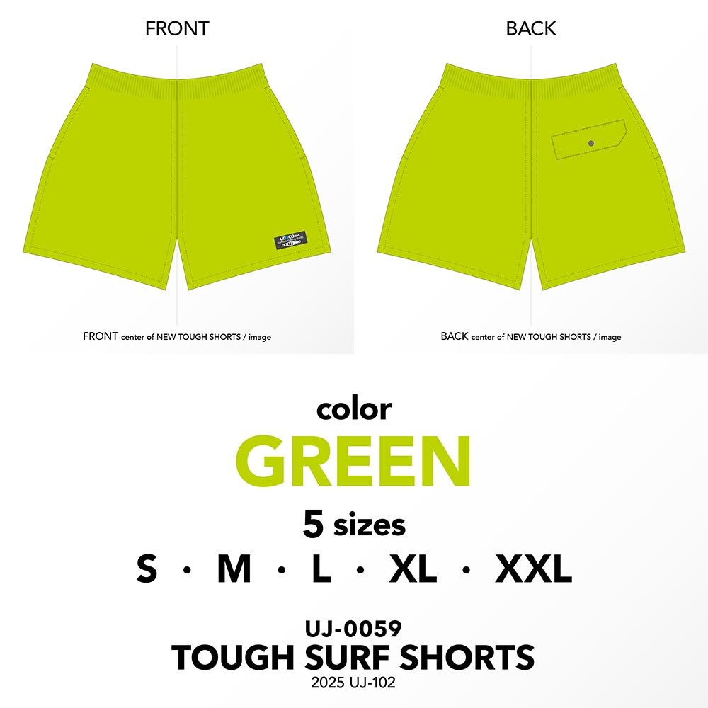 UROCO TOUGH SURF SHORTS UJ-0059