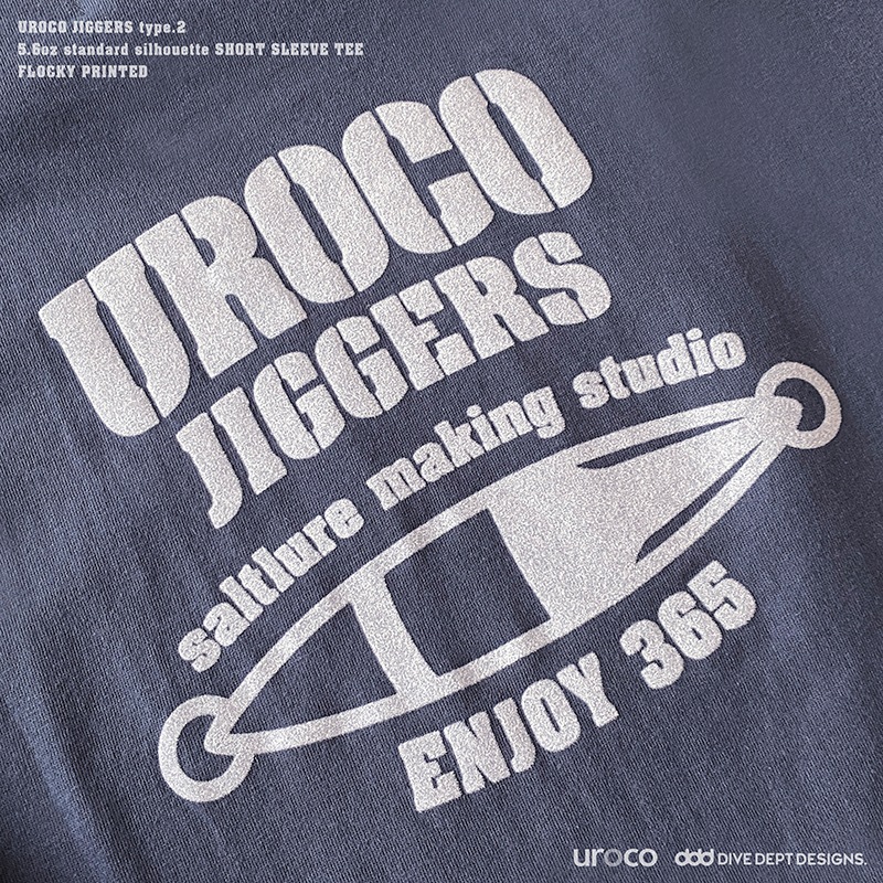 UROCO JIGGERS FLOCKY PRINTED SHORT SLEEVE TEE UJFS-0060