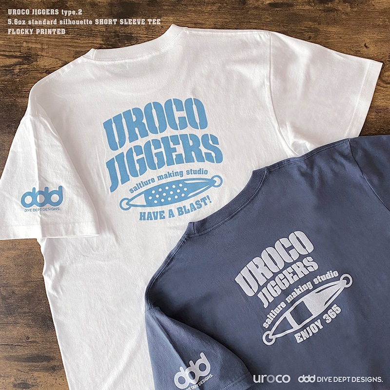 UROCO JIGGERS FLOCKY PRINTED SHORT SLEEVE TEE UJFS-0060