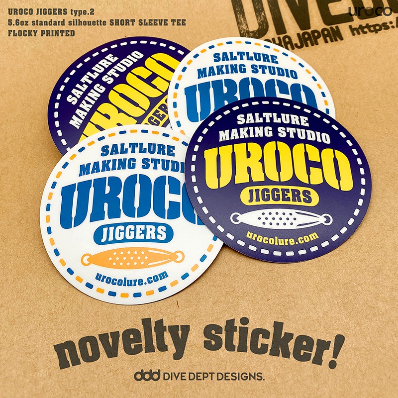 UROCO JIGGERS FLOCKY PRINTED SHORT SLEEVE TEE UJFS-0060