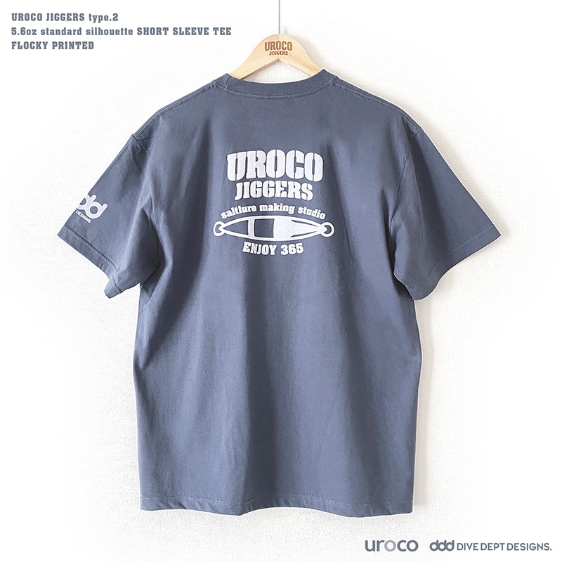 UROCO JIGGERS FLOCKY PRINTED SHORT SLEEVE TEE UJFS-0060