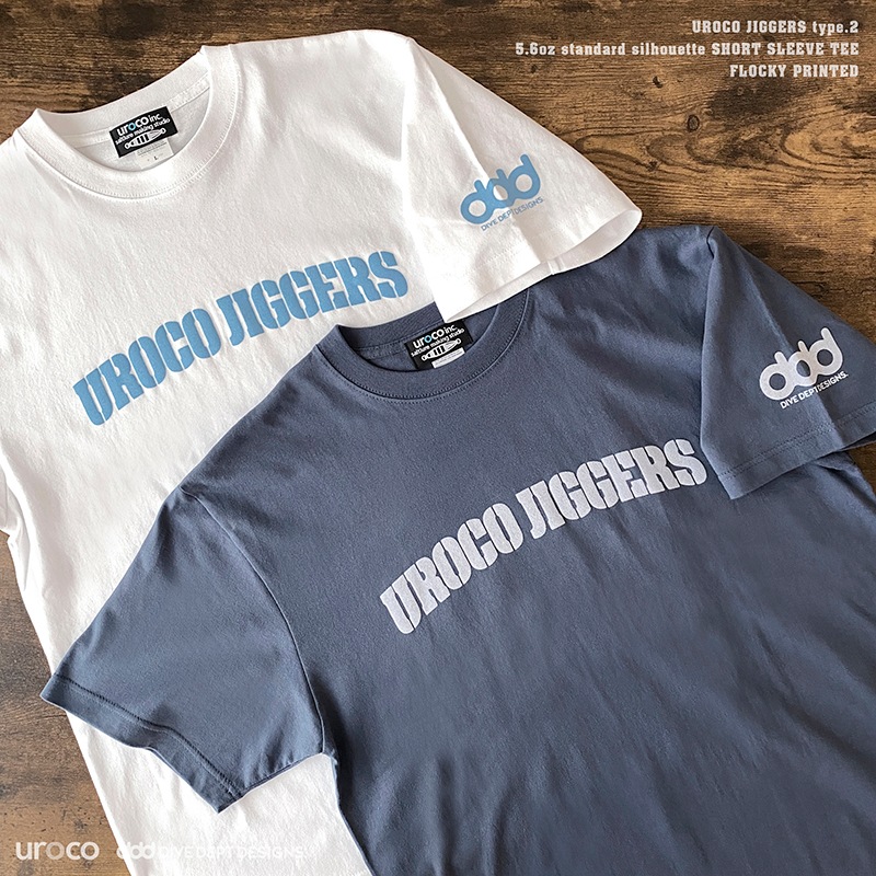 UROCO JIGGERS FLOCKY PRINTED SHORT SLEEVE TEE UJFS-0060