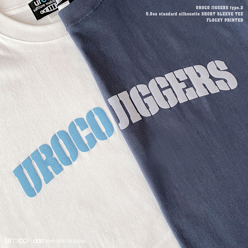 UROCO JIGGERS FLOCKY PRINTED SHORT SLEEVE TEE UJFS-0060