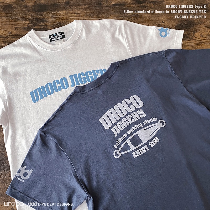 UROCO JIGGERS FLOCKY PRINTED SHORT SLEEVE TEE UJFS-0060