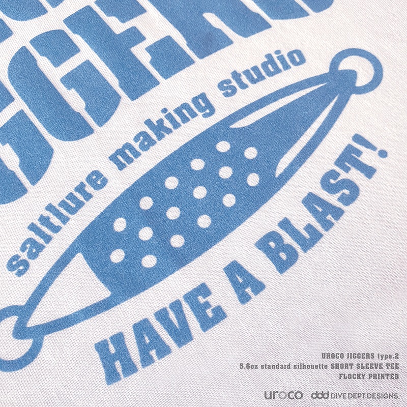 UROCO JIGGERS FLOCKY PRINTED SHORT SLEEVE TEE UJFS-0060