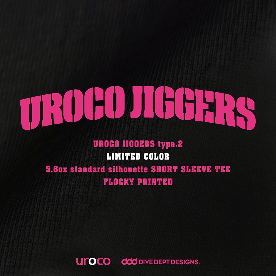 UROCO JIGGERS LIMITED PINK SHORT SLEEVE TEE UJPS-0061