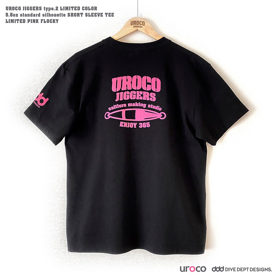 UROCO JIGGERS LIMITED PINK SHORT SLEEVE TEE UJPS-0061