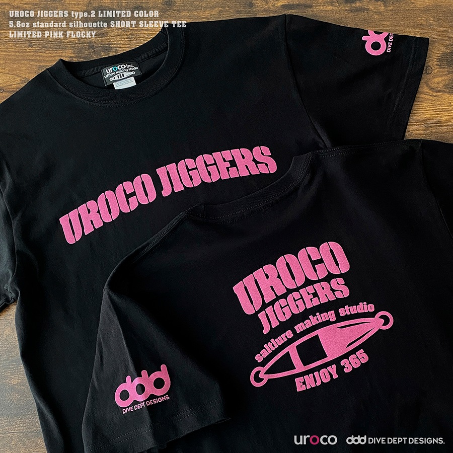 UROCO JIGGERS LIMITED PINK SHORT SLEEVE TEE UJPS-0061