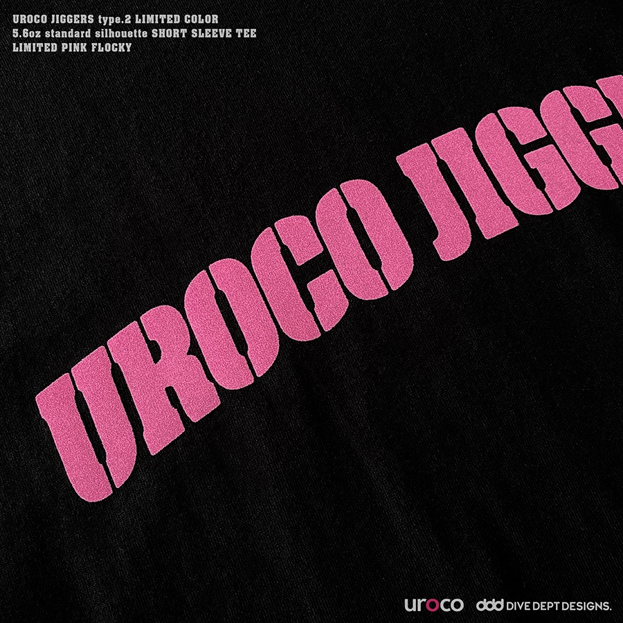 UROCO JIGGERS LIMITED PINK SHORT SLEEVE TEE UJPS-0061