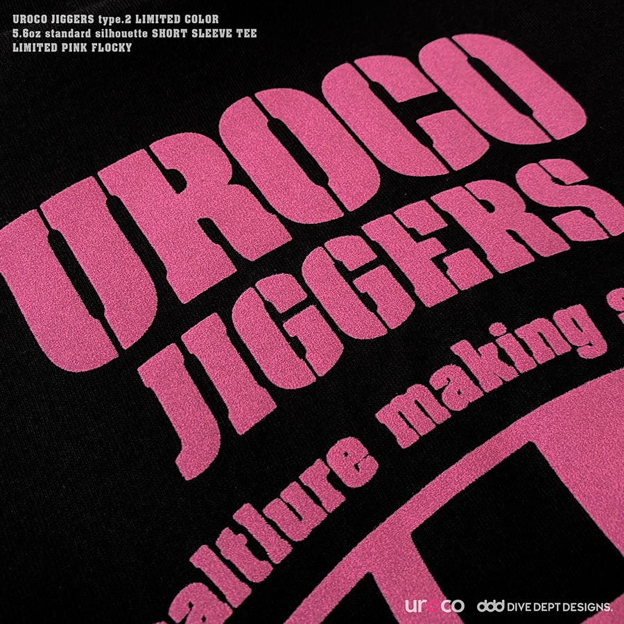 UROCO JIGGERS LIMITED PINK SHORT SLEEVE TEE UJPS-0061