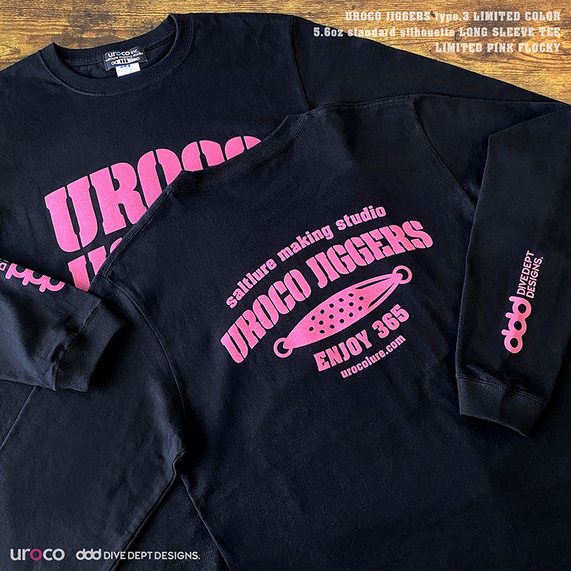 UROCO JIGGERS STAFF LONG SLEEVE TEE LIMITED PINK UJPL-0062