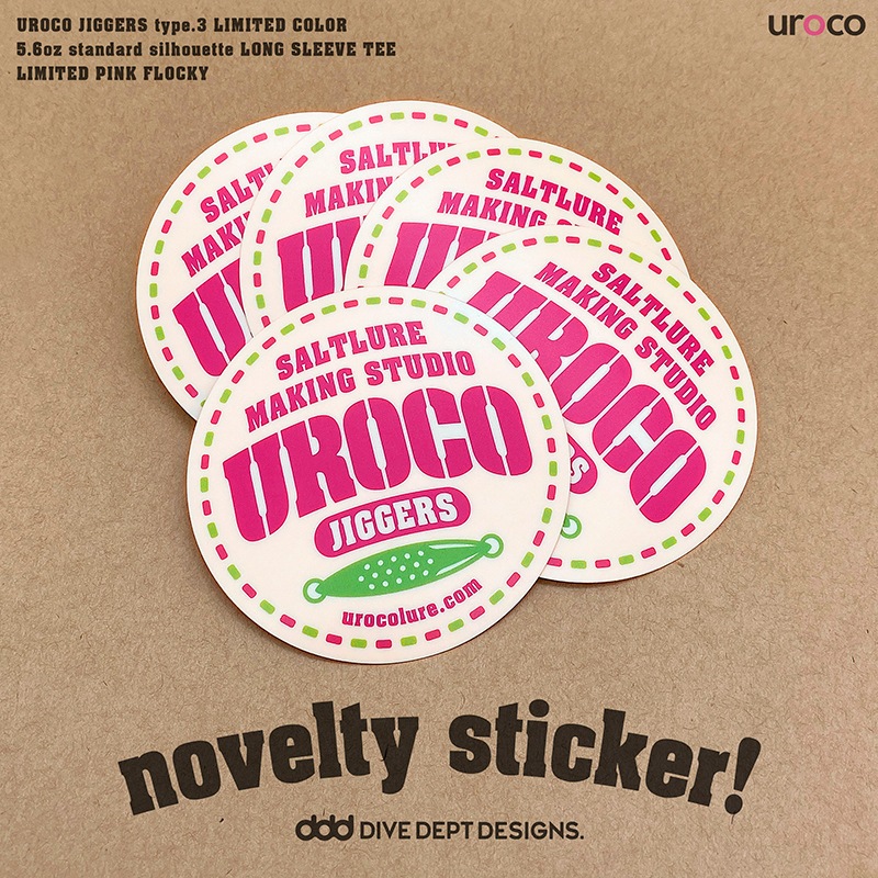 UROCO JIGGERS STAFF LONG SLEEVE TEE LIMITED PINK UJPL-0062