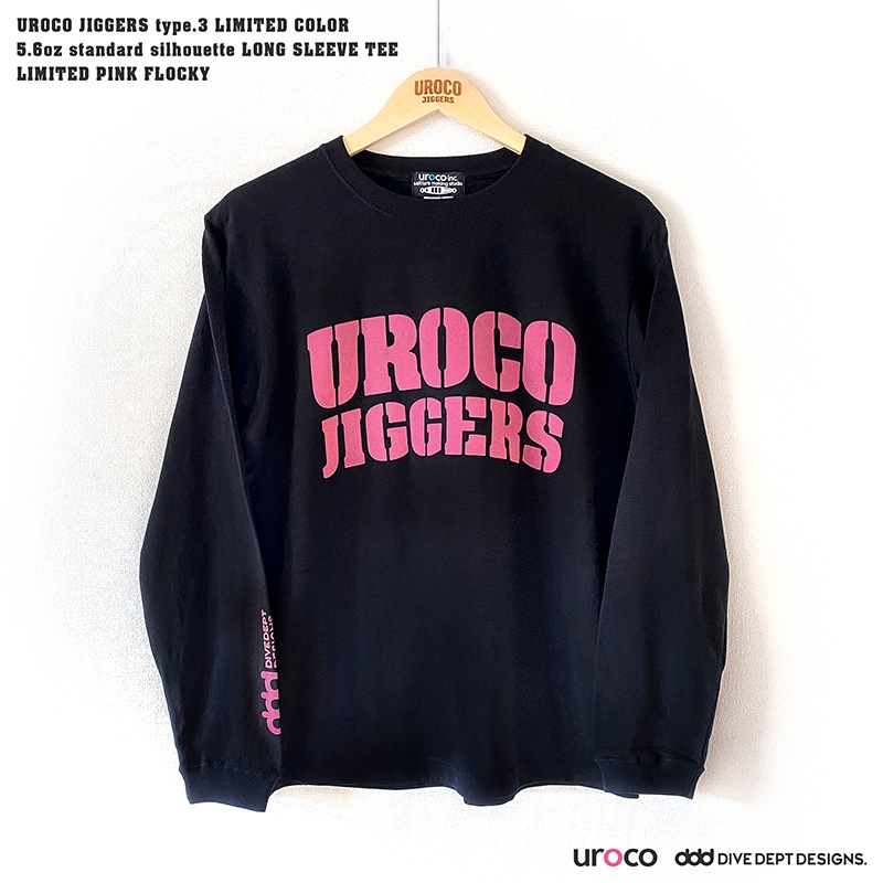 UROCO JIGGERS STAFF LONG SLEEVE TEE LIMITED PINK UJPL-0062