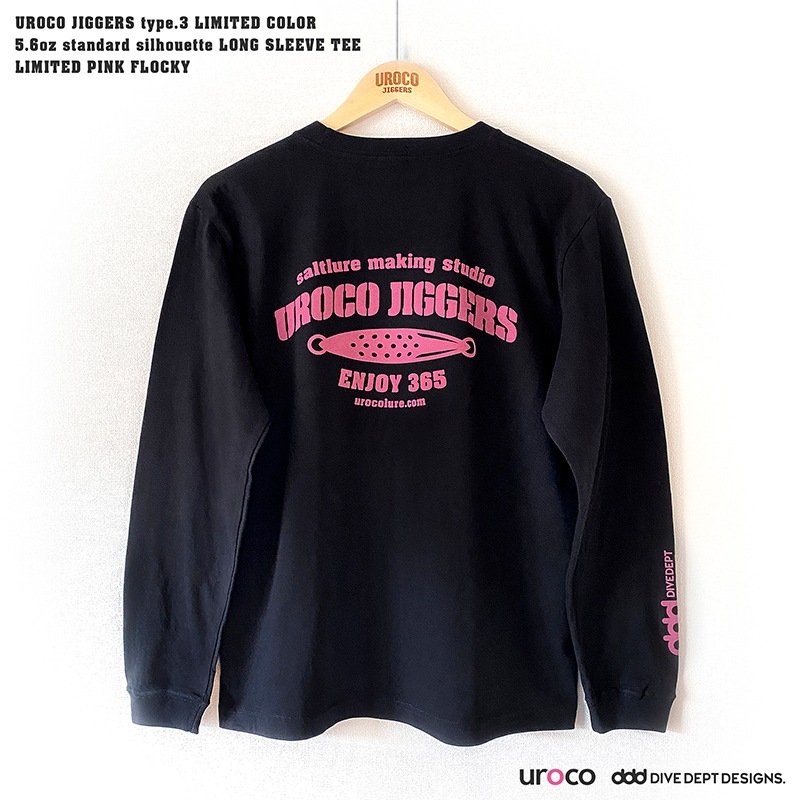 UROCO JIGGERS STAFF LONG SLEEVE TEE LIMITED PINK UJPL-0062