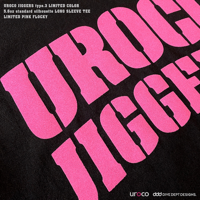 UROCO JIGGERS STAFF LONG SLEEVE TEE LIMITED PINK UJPL-0062
