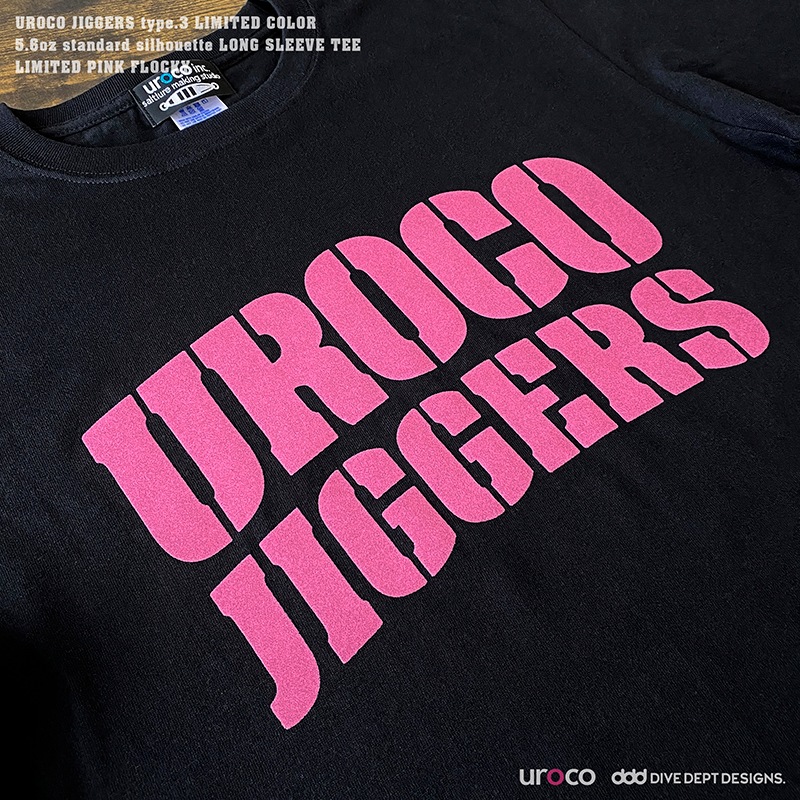 UROCO JIGGERS STAFF LONG SLEEVE TEE LIMITED PINK UJPL-0062