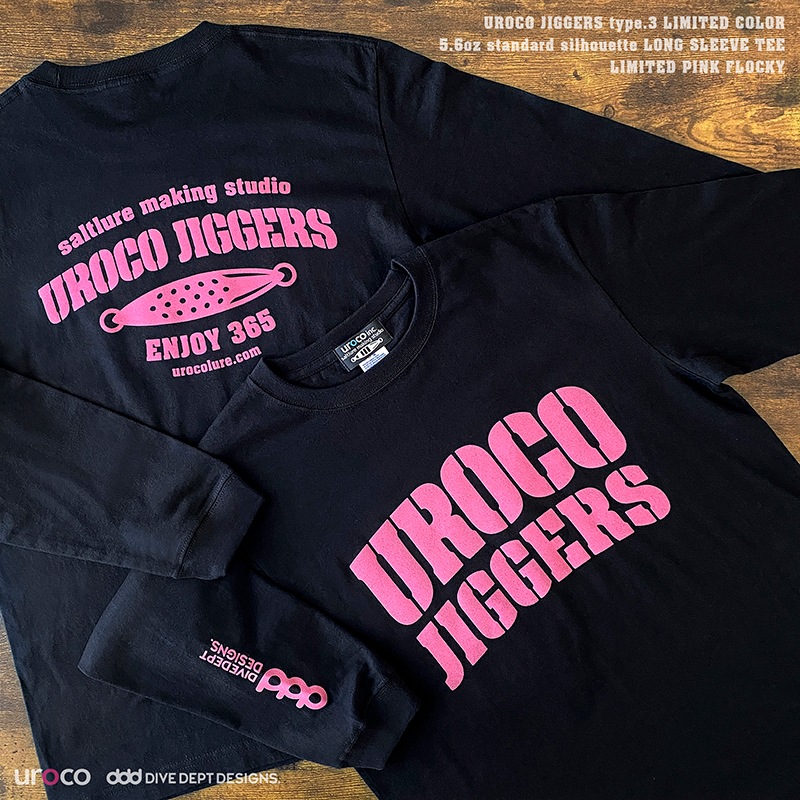 UROCO JIGGERS STAFF LONG SLEEVE TEE LIMITED PINK UJPL-0062