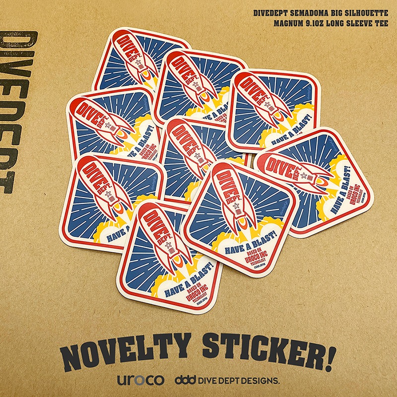 DIVEDEPT. SEMADOMA MAGNUM BIG LONG SLEEVE TEE DSBL-0063