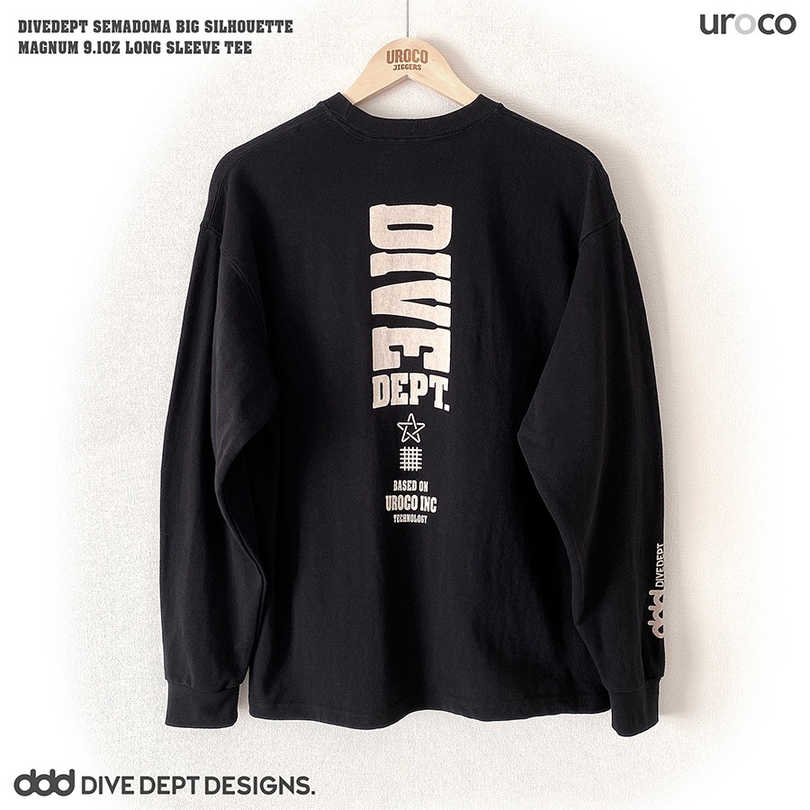 DIVEDEPT. SEMADOMA MAGNUM BIG LONG SLEEVE TEE DSBL-0063