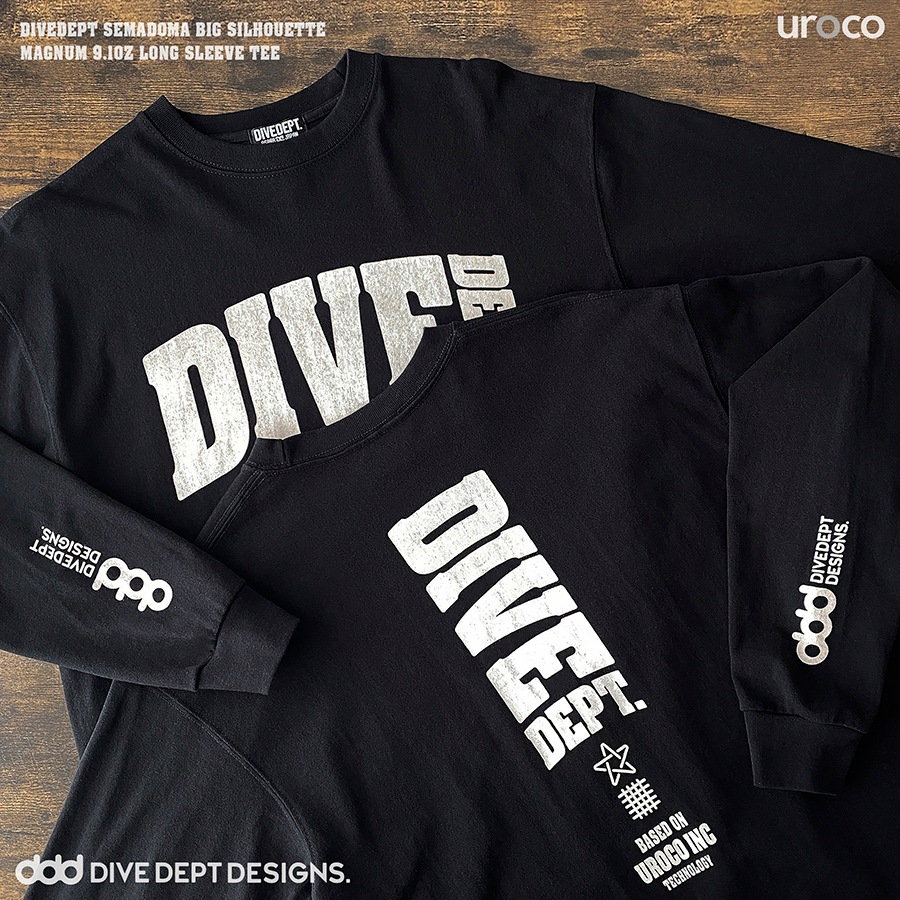 DIVEDEPT. SEMADOMA MAGNUM BIG LONG SLEEVE TEE DSBL-0063
