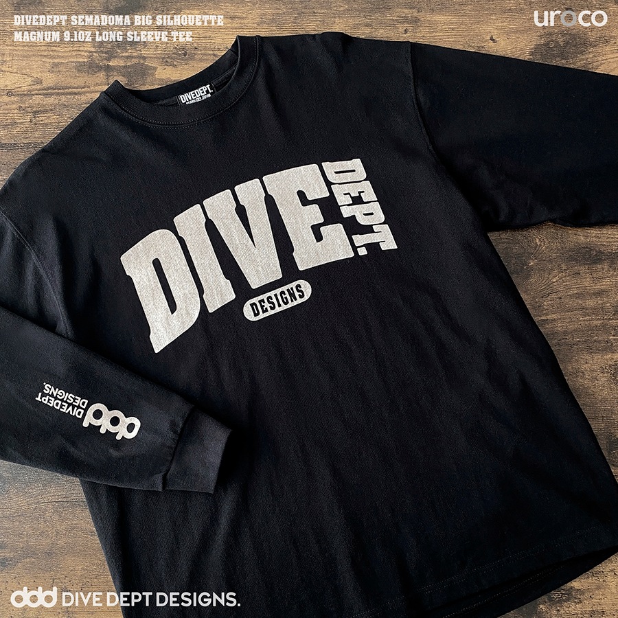 DIVEDEPT. SEMADOMA MAGNUM BIG LONG SLEEVE TEE DSBL-0063