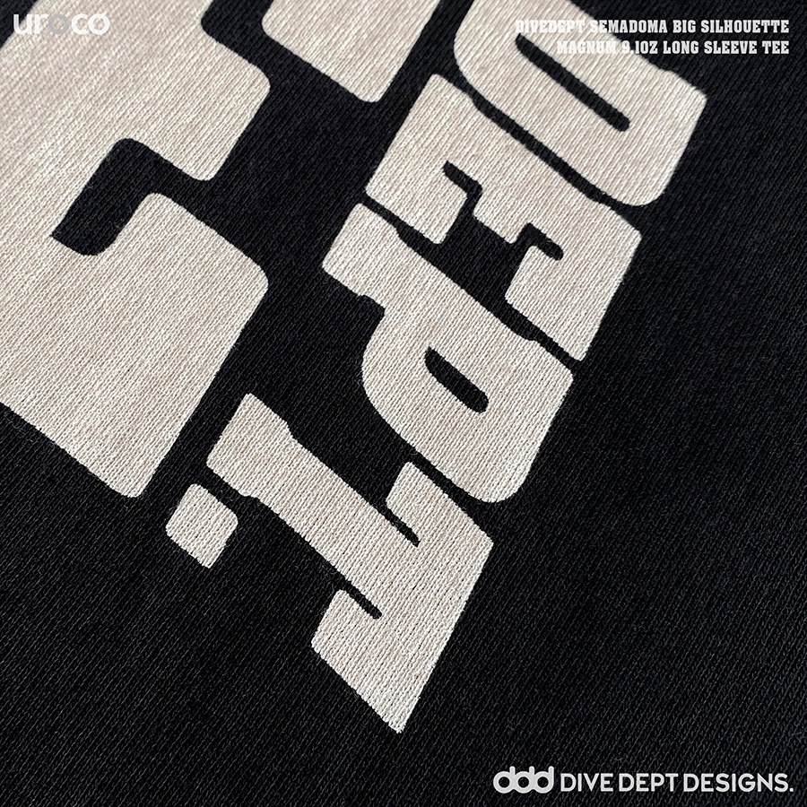 DIVEDEPT. SEMADOMA MAGNUM BIG LONG SLEEVE TEE DSBL-0063