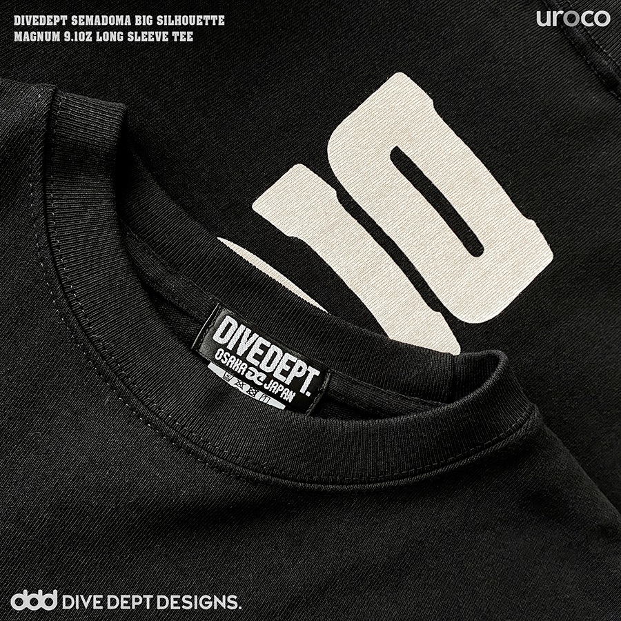 DIVEDEPT. SEMADOMA MAGNUM BIG LONG SLEEVE TEE DSBL-0063