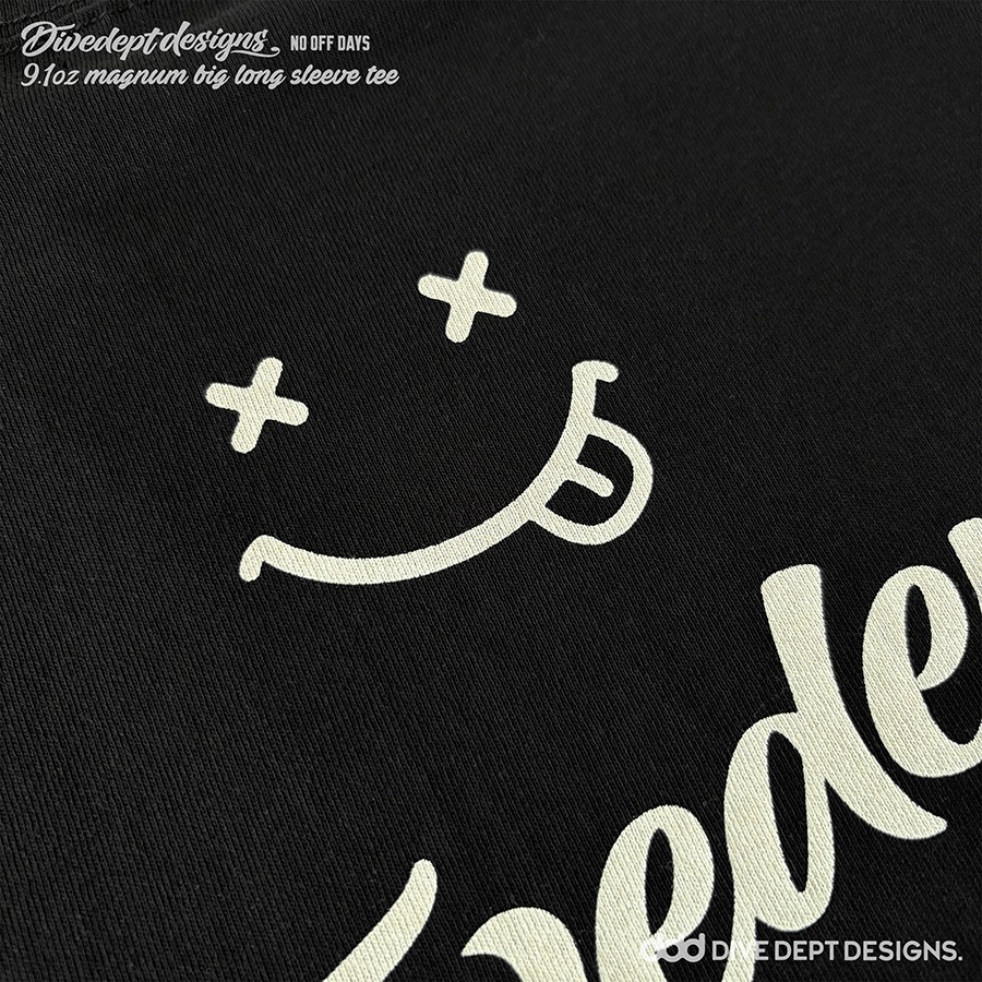 DIVEDEPT. NO OFF DAYS MAGNUM BIG LONG SLEEVE TEE DNBL-0065