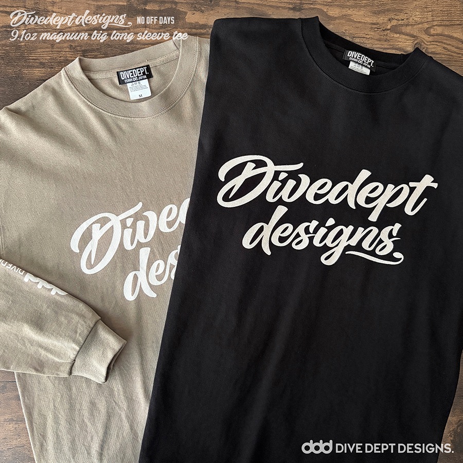 DIVEDEPT. NO OFF DAYS MAGNUM BIG LONG SLEEVE TEE DNBL-0065