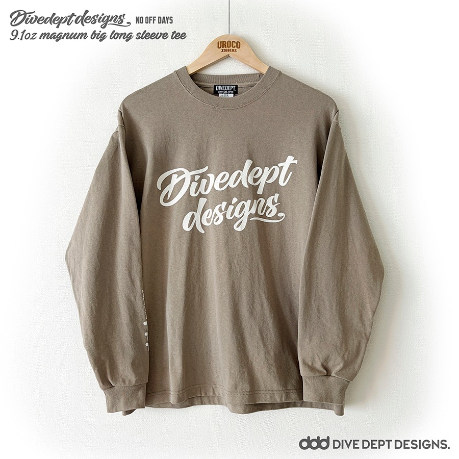 DIVEDEPT. NO OFF DAYS MAGNUM BIG LONG SLEEVE TEE DNBL-0065