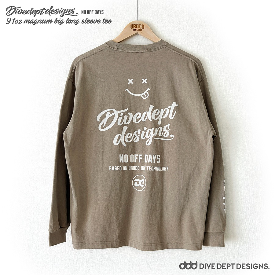 DIVEDEPT. NO OFF DAYS MAGNUM BIG LONG SLEEVE TEE DNBL-0065