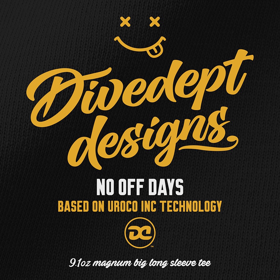 DIVEDEPT. NO OFF DAYS MAGNUM BIG LONG SLEEVE TEE DNBL-0065