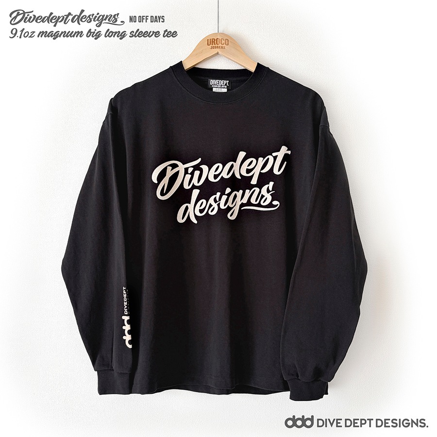 DIVEDEPT. NO OFF DAYS MAGNUM BIG LONG SLEEVE TEE DNBL-0065