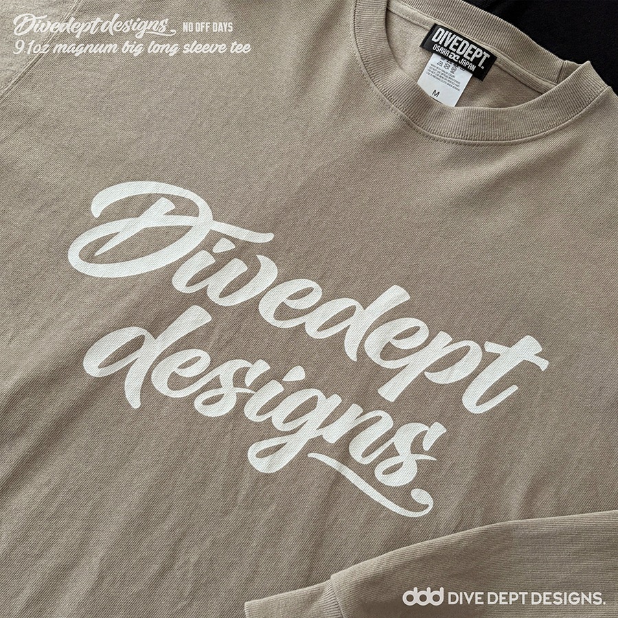 DIVEDEPT. NO OFF DAYS MAGNUM BIG LONG SLEEVE TEE DNBL-0065