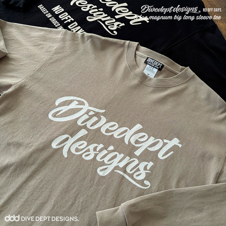 DIVEDEPT. NO OFF DAYS MAGNUM BIG LONG SLEEVE TEE DNBL-0065