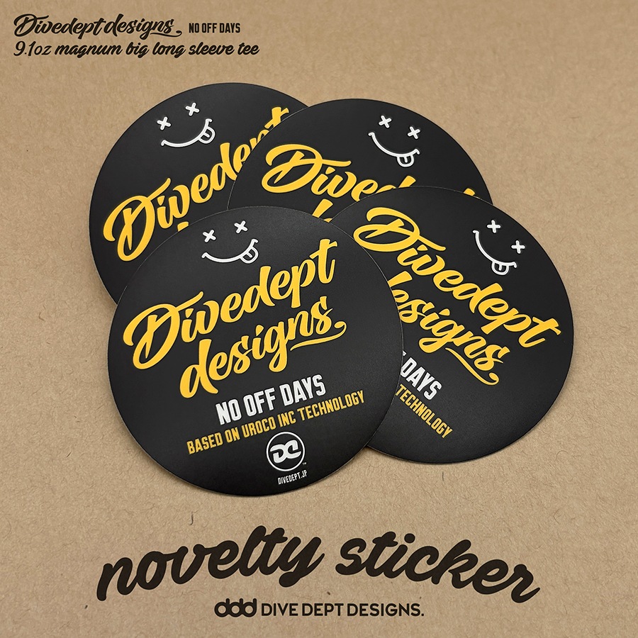 DIVEDEPT. NO OFF DAYS MAGNUM BIG LONG SLEEVE TEE DNBL-0065