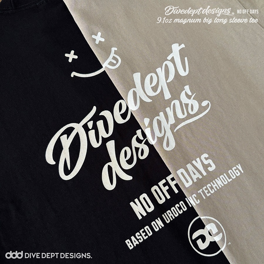 DIVEDEPT. NO OFF DAYS MAGNUM BIG LONG SLEEVE TEE DNBL-0065