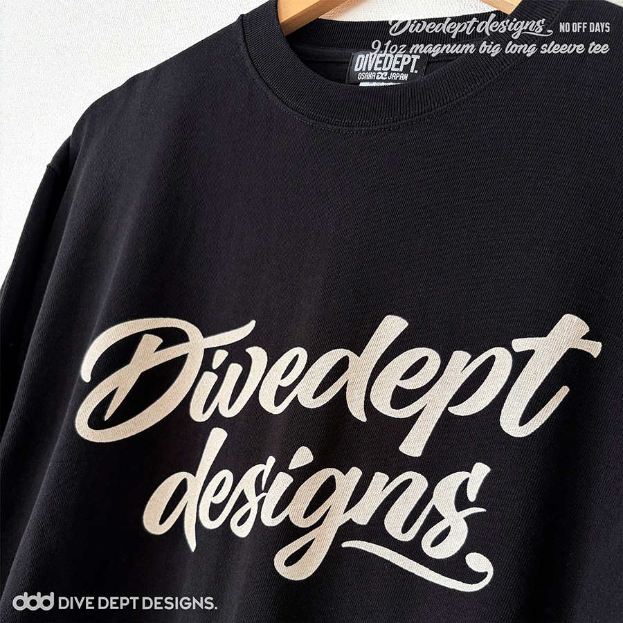 DIVEDEPT. NO OFF DAYS MAGNUM BIG LONG SLEEVE TEE DNBL-0065