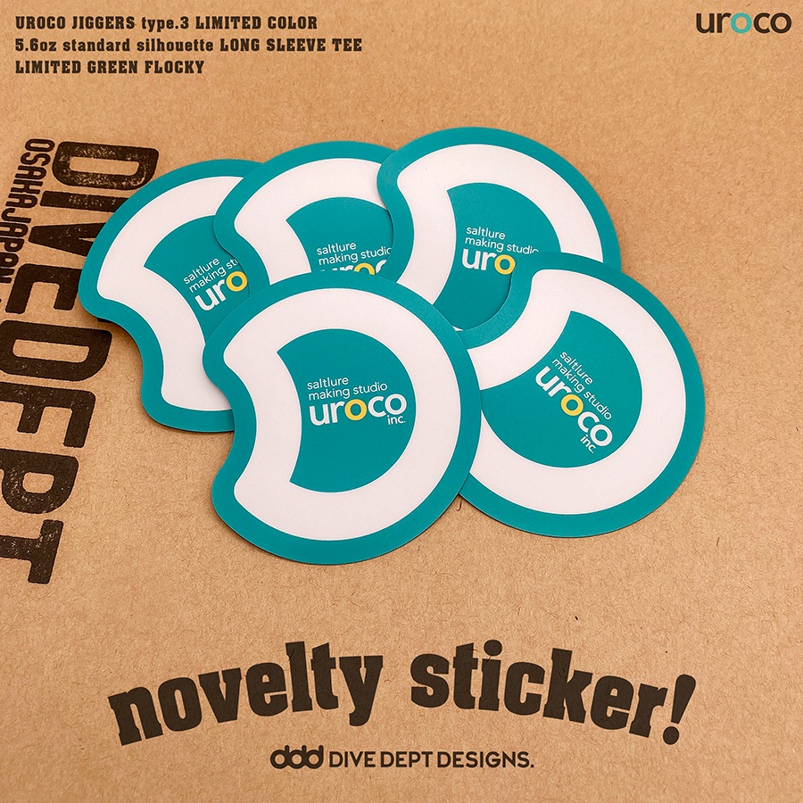 UROCO JIGGERS STAFF LONG SLEEVE TEE LIMITED GREEN UJGL-0066