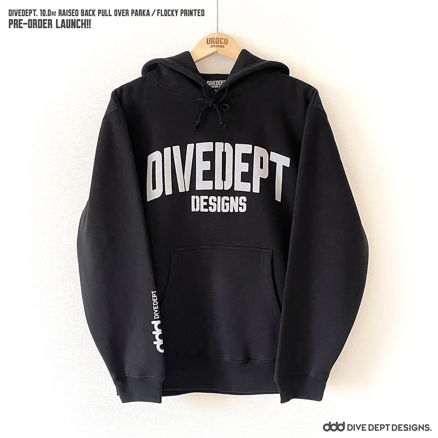 DIVE DEPT DESIGNS RAISED BACK PULL OVER PARKA DRPP-0069