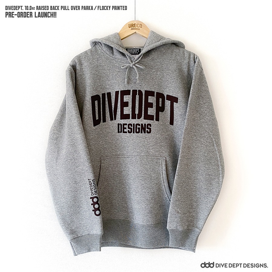 DIVE DEPT DESIGNS RAISED BACK PULL OVER PARKA DRPP-0069