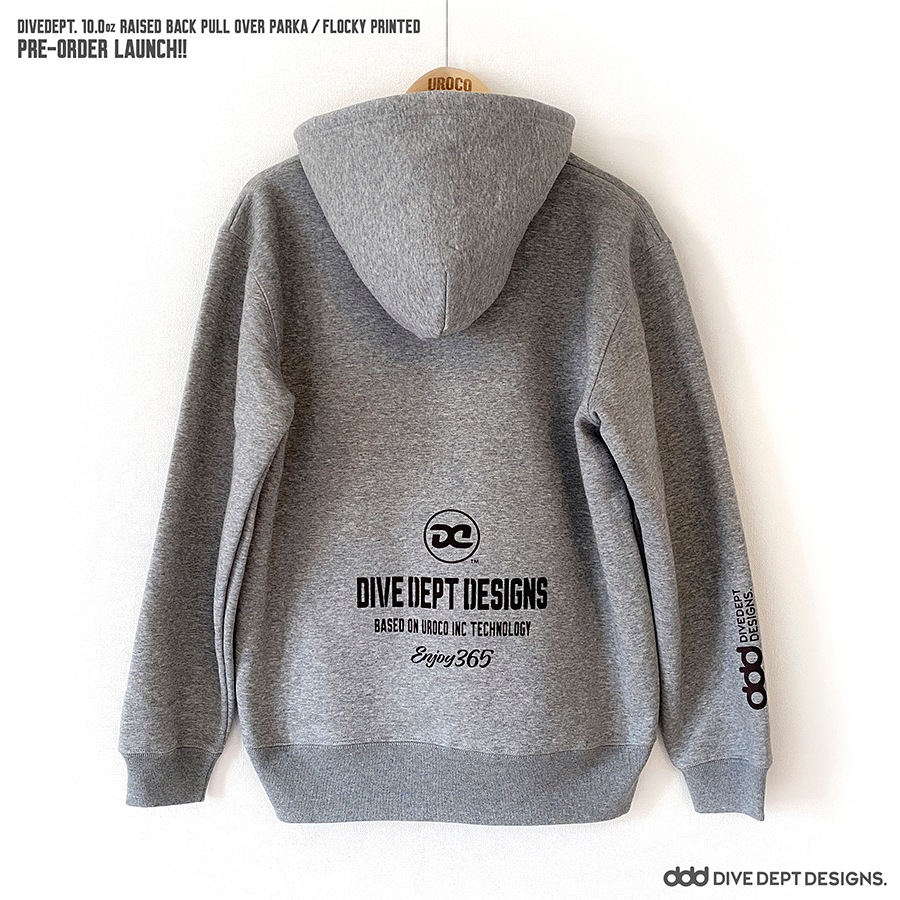 DIVE DEPT DESIGNS RAISED BACK PULL OVER PARKA DRPP-0069